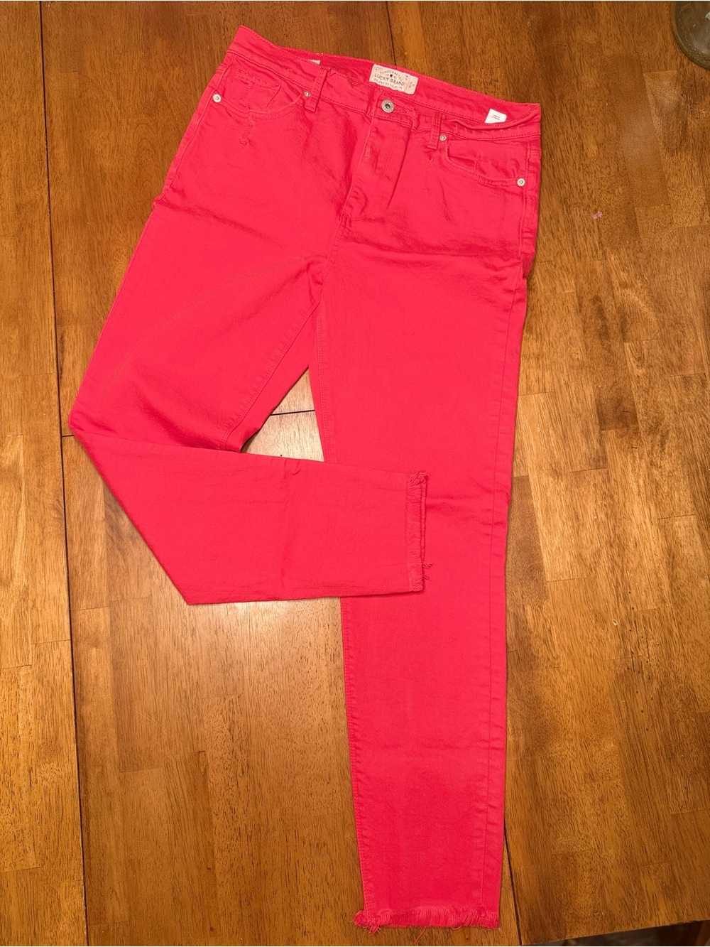 Lucky Brand Women's Red Skinny Jeans size 12